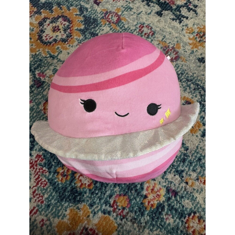 Squishmallow Zuzana 8” Hot‎ Pink Planet Space Squad Orbit Galaxy Sparkle
